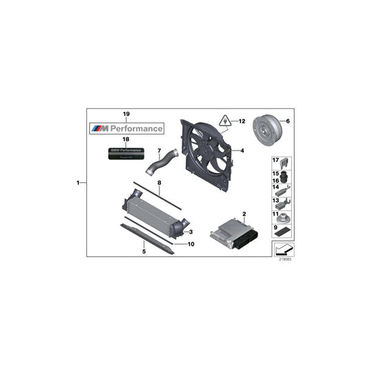 Genuine BMW 11122179619 E82 E81 E87 Power Kit BMW PERFORMANCE (Inc. 120d) | ML Performance US Car Parts