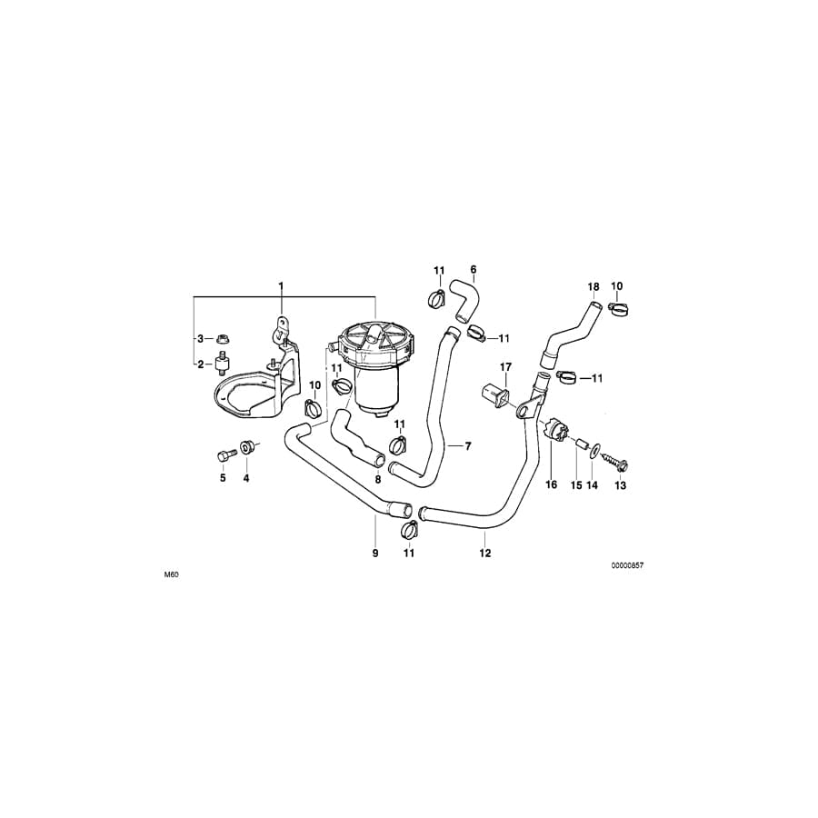 Genuine BMW 11721745172 E38 Air Pump (Inc. 730i & 730iL) | ML Performance UK Car Parts