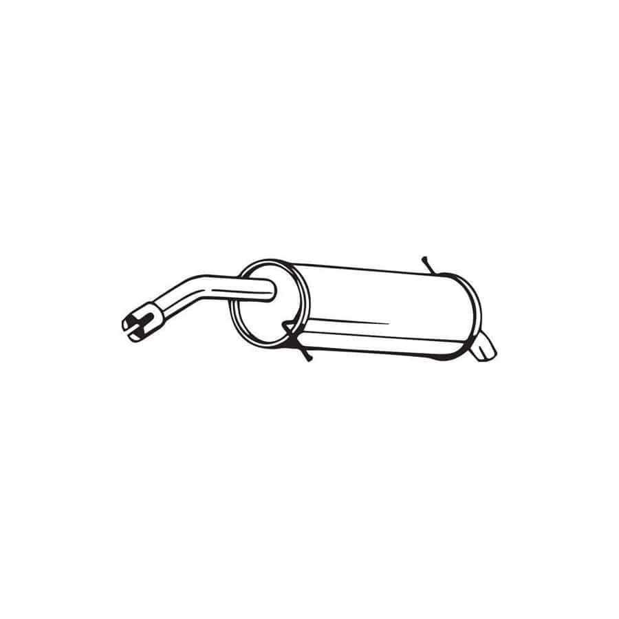 Bosal 154-499 Rear Silencer for Ford Fiesta