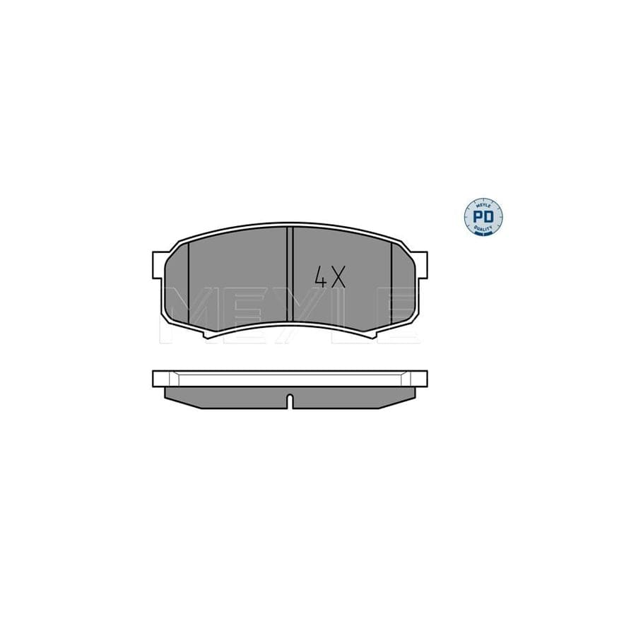 Meyle 025 219 4715/Pd Brake Pad Set