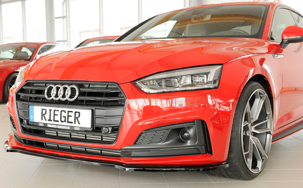 Rieger 00088173 Audi B9 F5 Front Splitter (A5 & S5) 7 | ML Performance UK Car Parts
