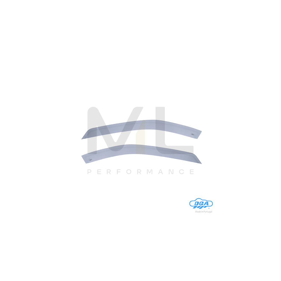 DGA 115012 Wind deflectors suitable for MERCEDES-BENZ C-Class Saloon (W203) Arrow direction, Front, outer