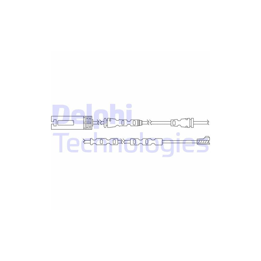 Delphi Lz0215 Warning Contact Set, Brake Pad Wear For Bmw X1 (E84)