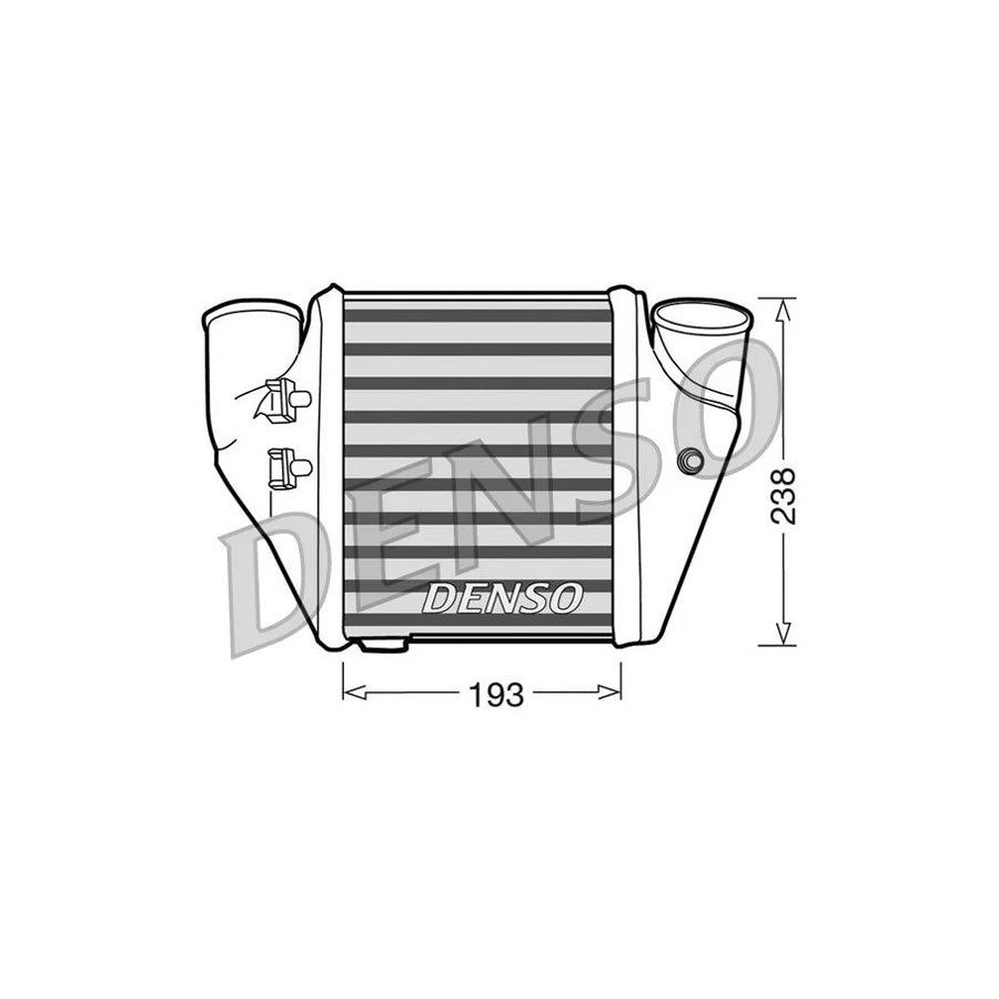 DENSO DIT02006 Intercooler for Audi A4 B5 Avant (8D5)
