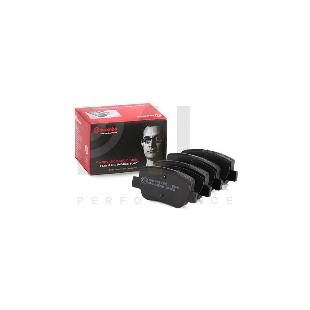 Brembo P 83 112 Brake Pad Set For Toyota Avensis With Acoustic Wear Warning | ML Performance Car Parts