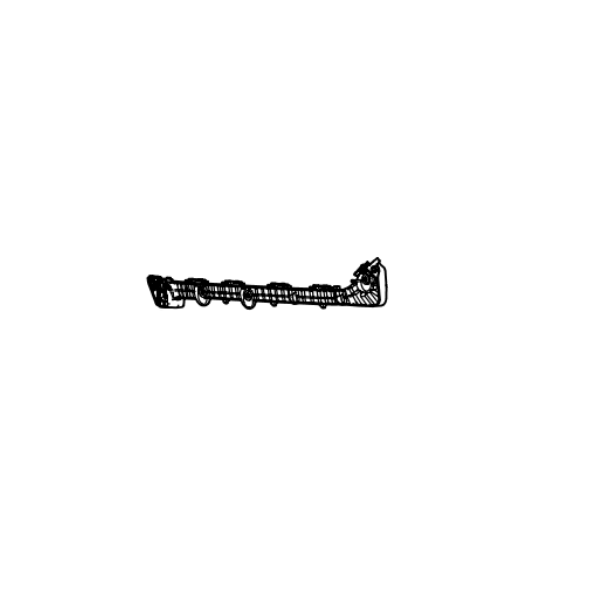 Genuine Lexus 52157-33040 ES Phase 1 O/S Rear Bumper Guide