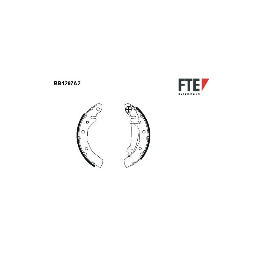 FTE 9100068 Brake Shoe Set for Daewoo Tico