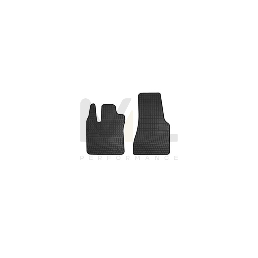 FROGUM Tailored 547495 Floor mat set for SMART FORTWO Elastomer, Front, Quantity: 2, Black, (LHD)
