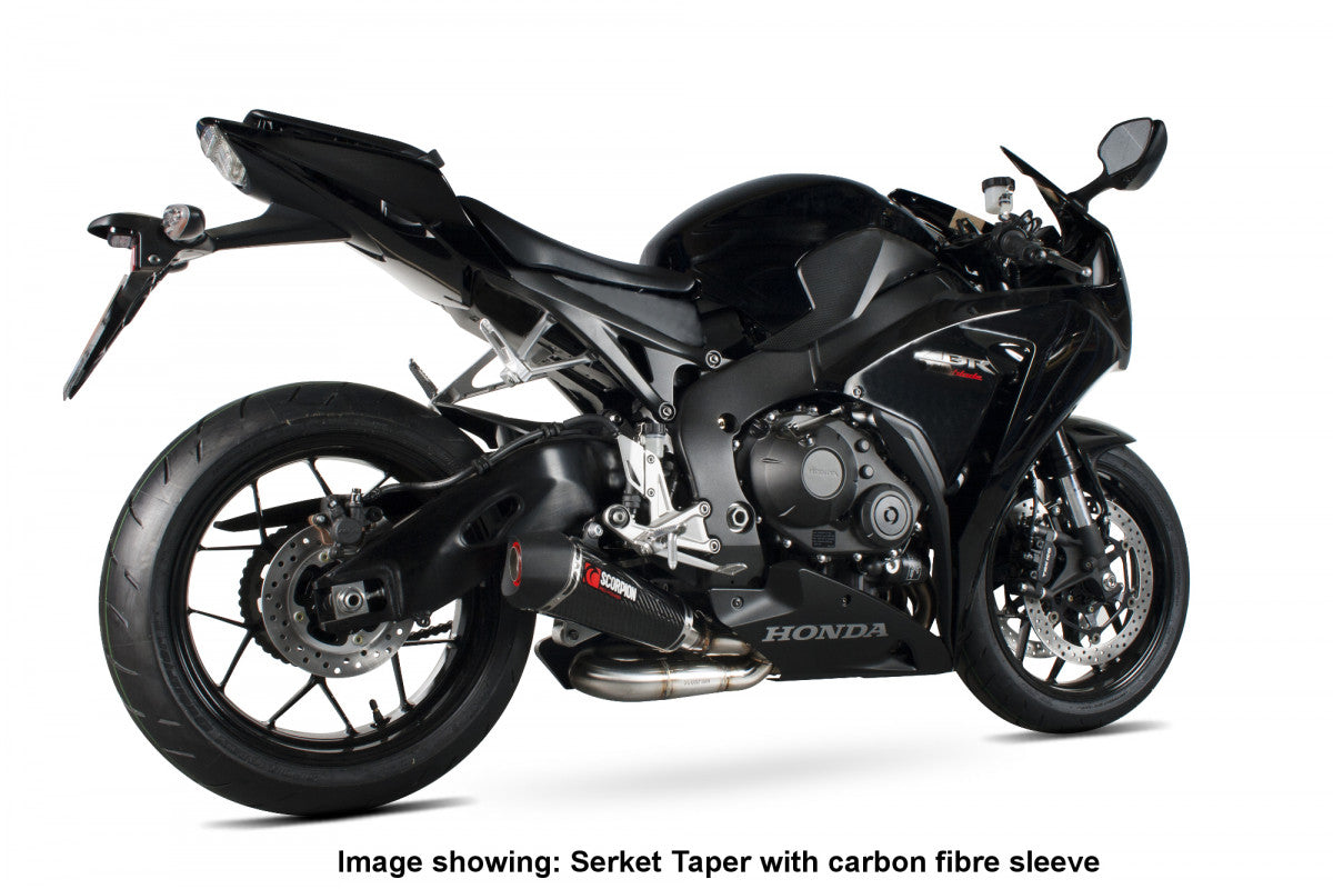 Scorpion RHA162SEO Honda CBR1000 RR Fireblade Serket Taper Slip-On - Brushed Stainless Steel Sleeve | ML Performance US US