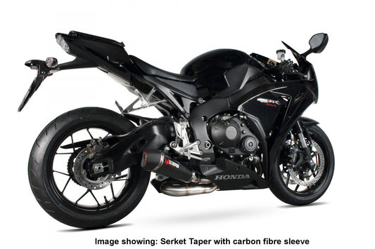 Scorpion RHA162SEO Honda CBR1000 RR Fireblade Serket Taper Slip-On - Brushed Stainless Steel Sleeve | ML Performance US US