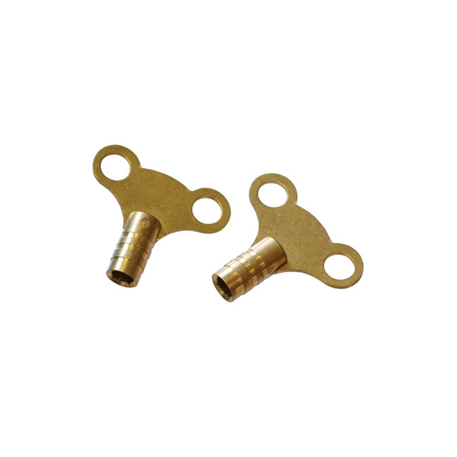 Faithfull FAIRADKEY Radiator Keys - Brass (Pack of 2)