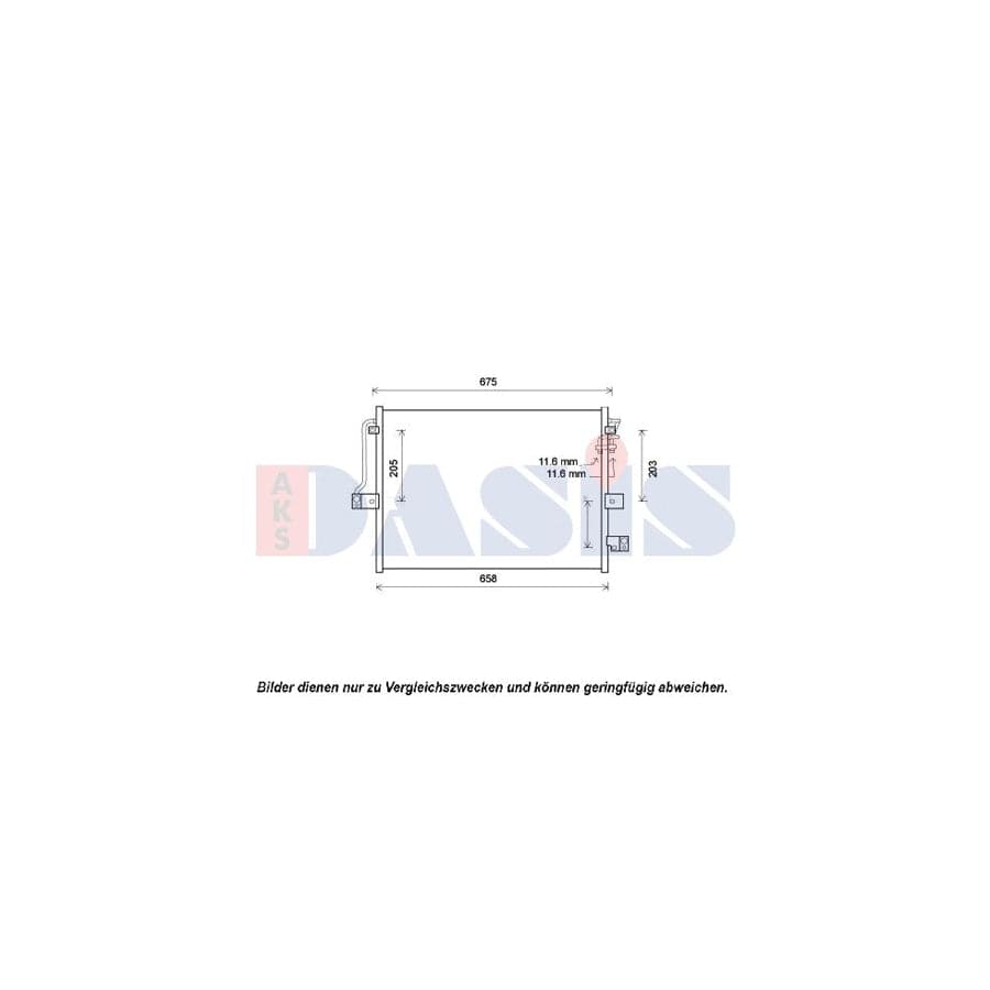 AKS Dasis 512062N Air Conditioning Condenser for Ssangyong Rodius I