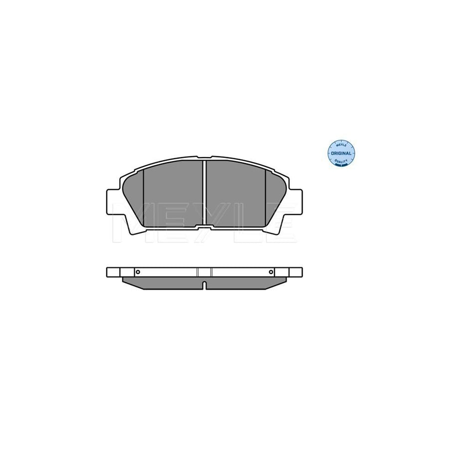Meyle 025 219 6115/W Brake Pad Set