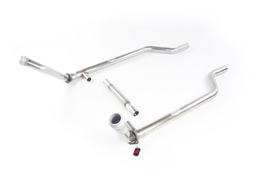 QuickSilver MZ056 Mercedes 380 SL, SLC (W107) Stainless Steel Front Pipes RHD | ML Performance US Car Parts