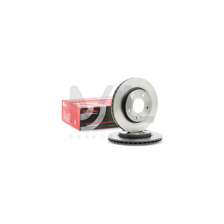 BREMBO COATED DISC LINE 09.7359.21 Brake Disc suitable for MERCEDES-BENZ A-Class (W168) Internally Vented, Coated, High-carbon, with bolts/screws | ML Performance Car Parts