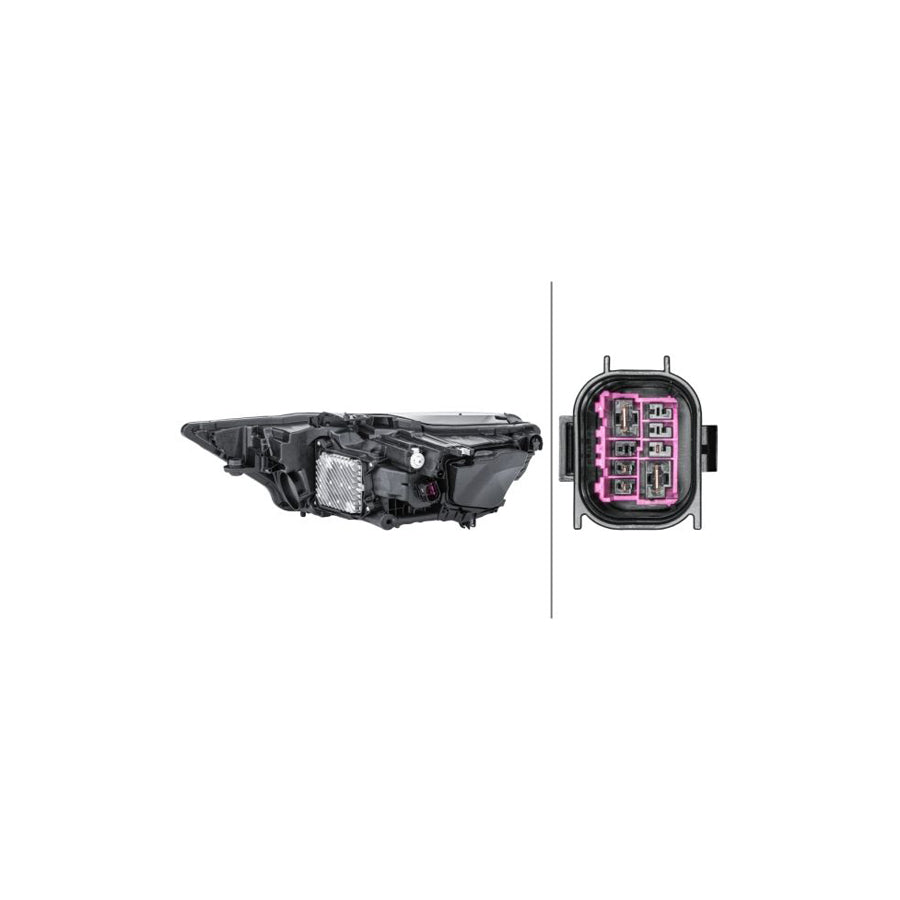 Hella 1ZX 013 377-121 Headlight For Audi A6
