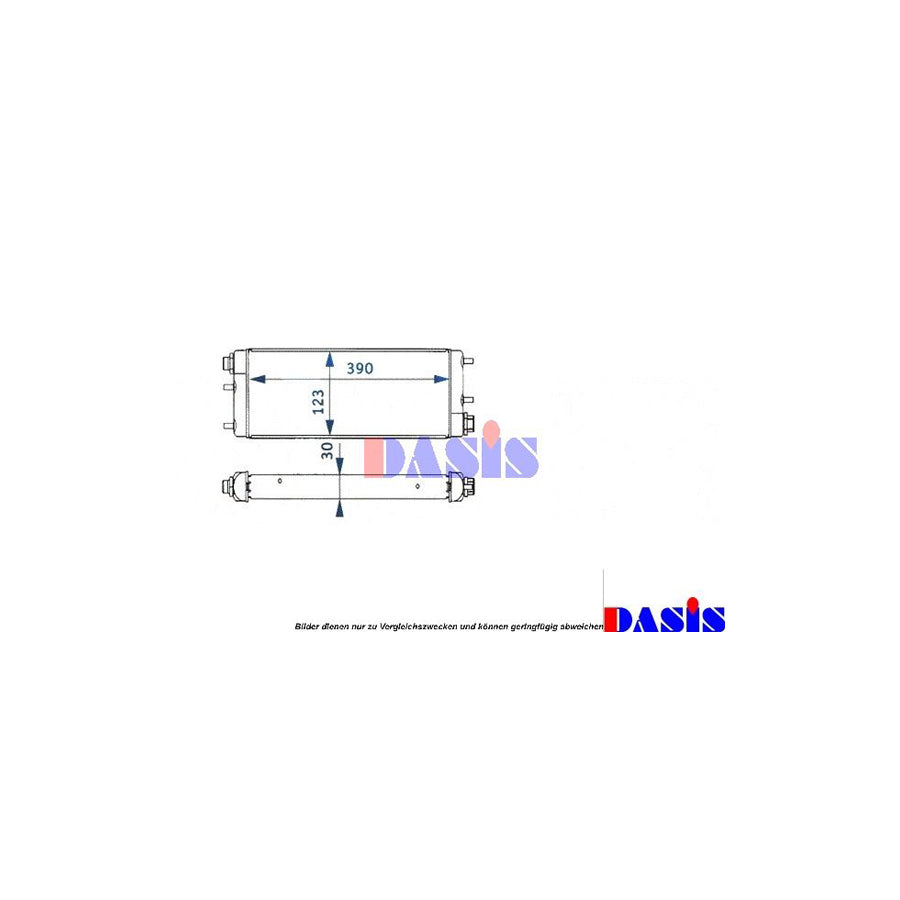 AKS Dasis 169006N Heater Matrix