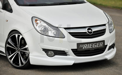 Rieger 00058940 Opel Corsa D Front Splitter 2 | ML Performance UK Car Parts