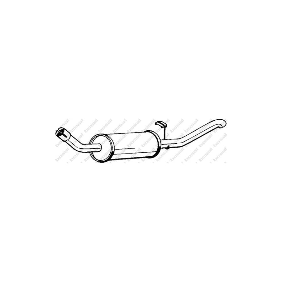 Bosal 154-777 Rear Silencer for Ford Escort