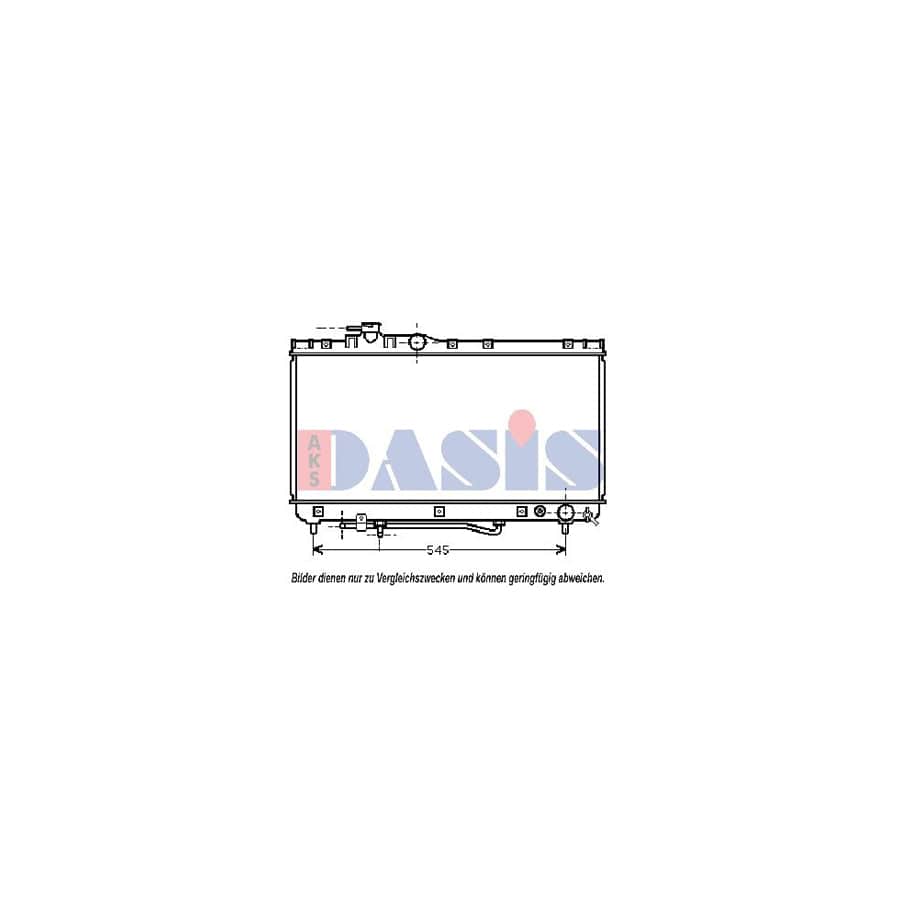 AKS Dasis 210101N Engine Radiator for Toyota Celica VI Coupe (T200)