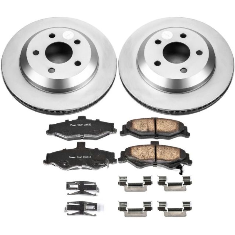 PowerStop Power Stop 98-02 Chevrolet Camaro Rear Z17 Evolution Geomet Coated Brake Kit