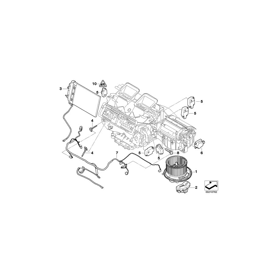 Genuine BMW 64116932684 E82 E87 E81 Wiring Set, Heater/Air Conditioning VALEO (Inc. 116d, 123d & 120i) | ML Performance US Car Parts