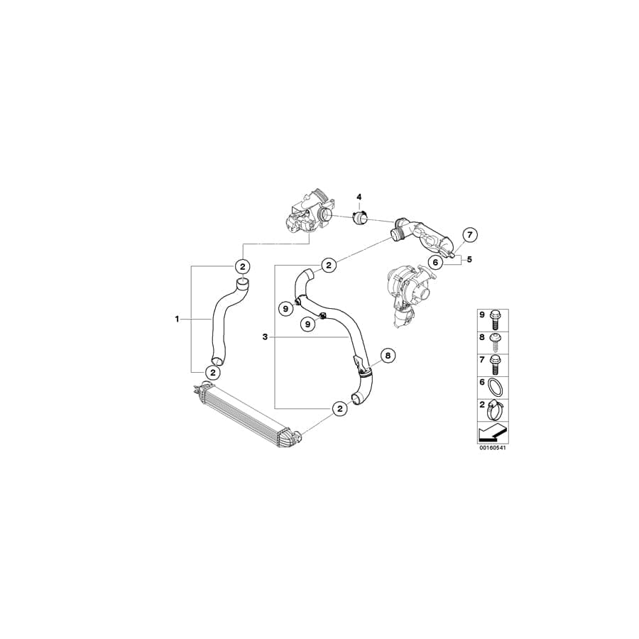 Genuine BMW 11617798123 R56 Hose Connection (Inc. Cooper D & One D) | ML Performance UK Car Parts