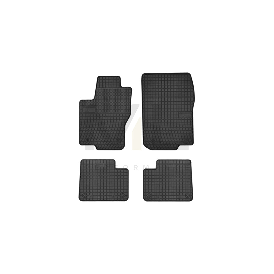 FROGUM Tailored 543022 Floor mat set Elastomer, Front and Rear, Quantity: 4, Black, (LHD)