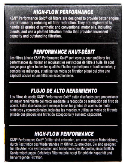 K&N Engineering K&N Performance Oil Filter for 15-16 Hyundai Genesis Sedan 3.8L V6
