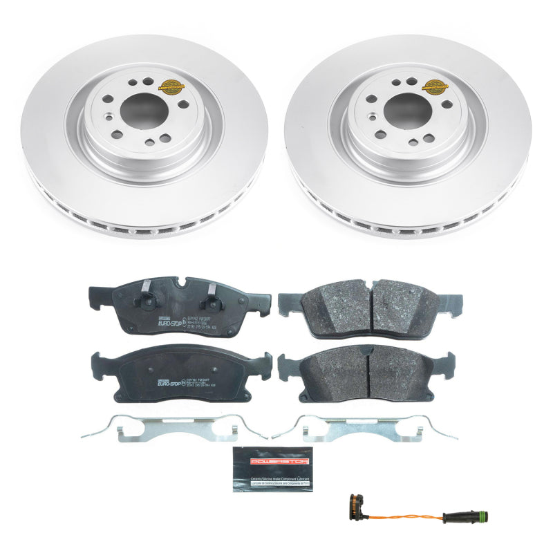 PowerStop Power Stop 2016 Mercedes-Benz GLE300d Front Euro-Stop Brake Kit