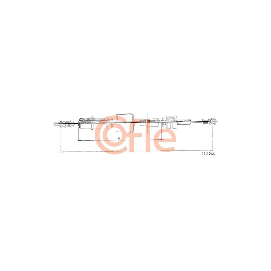 COFLE 11.1244 Throttle Cable