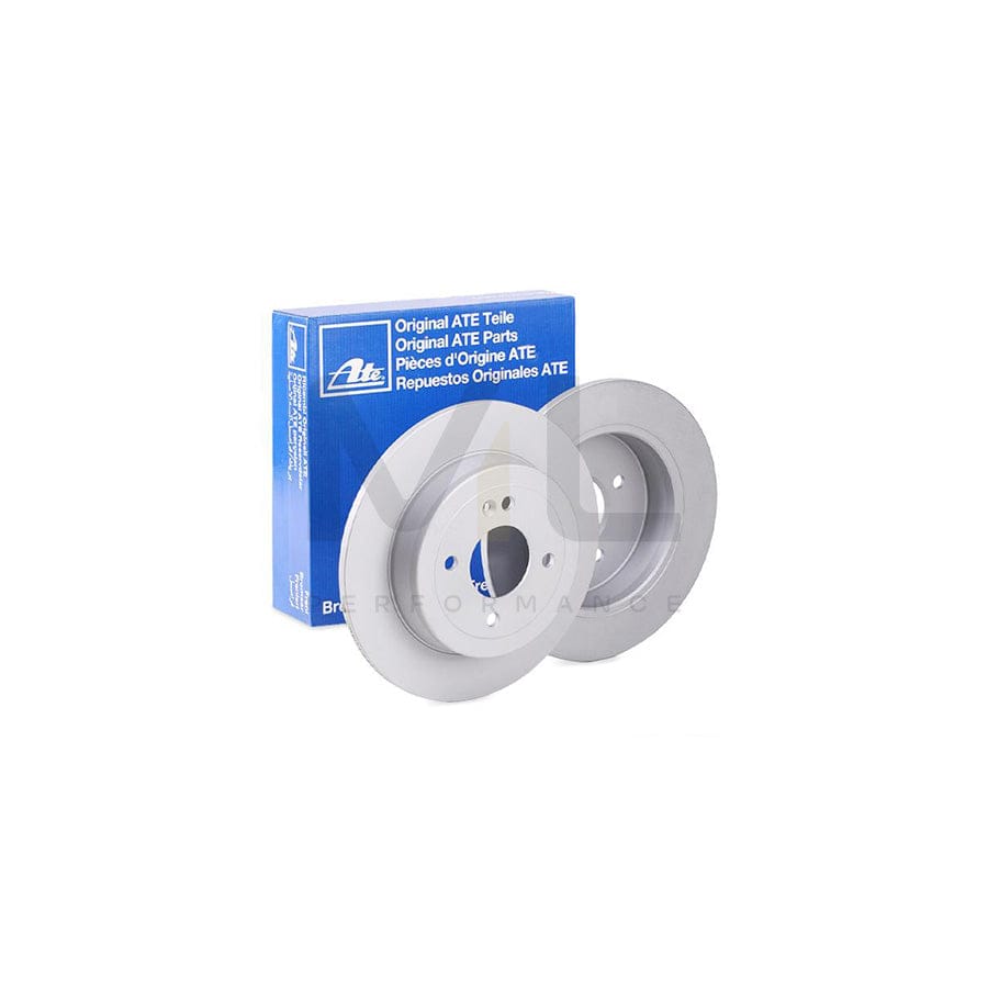 ATE 24.0110-0398.1 Brake Disc Solid, Coated, High-carbon  - 1 piece
