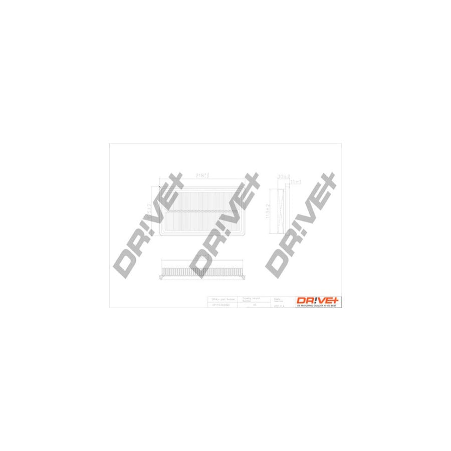 Dr!Ve+ Dp1110.10.0322 Air Filter