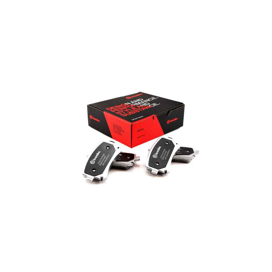 Brembo 07.B315.00 Audi Bentley VW Rear HP2 High Performance Brake Pad Set (Inc. A4, Continental, Phaeton, Transporter) | ML Performance US Car Parts