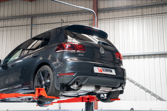Scorpion SVWS036 VW Non-Resonated Cat-Back System  (Golf Mk6 Gti 2.0 Tsi & Edition 35) | ML Performance US US