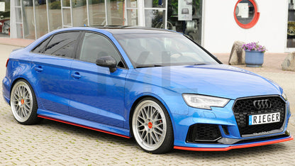 Rieger 00056801 Audi 8V Side Skirt Splitter (A3, S3 & RS3) 9 | ML Performance UK Car Parts