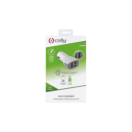 Celly Car Charger Cc2Usbturbowh In-Car Charger