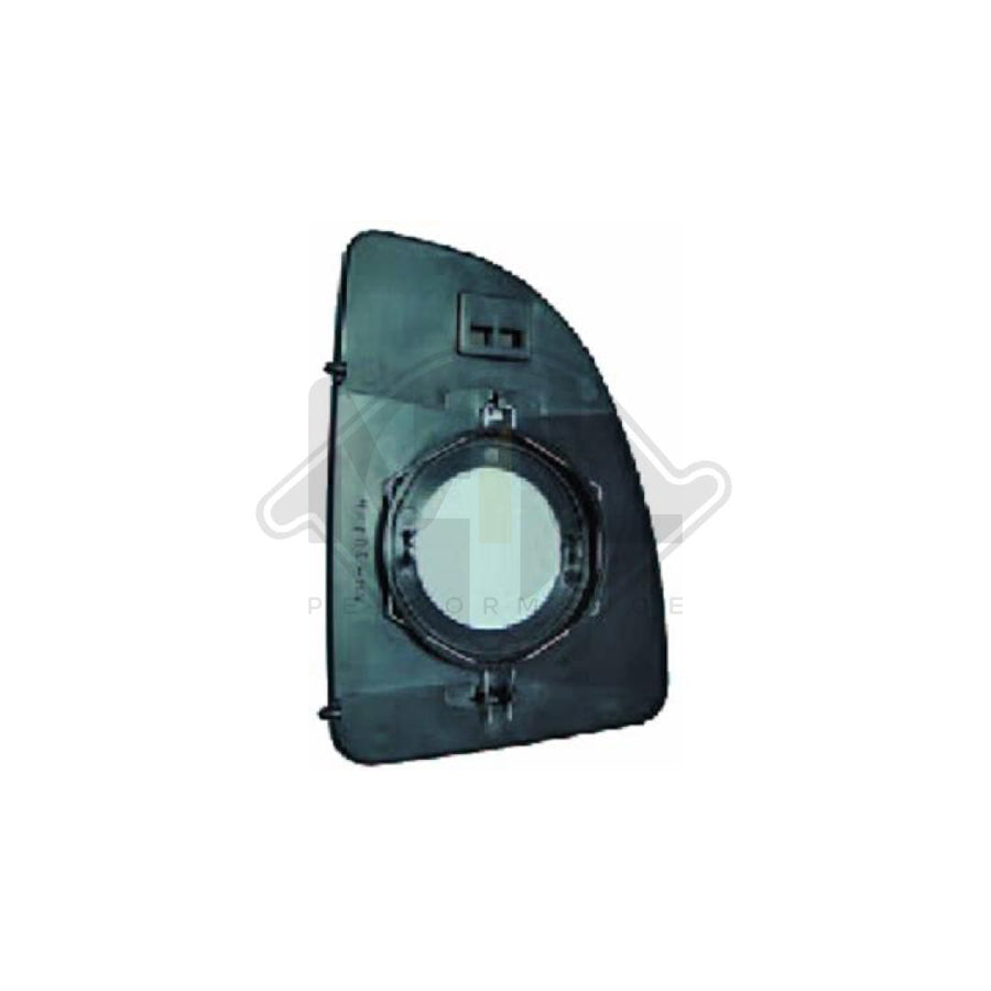 DIEDERICHS 2701854 Number plate holder for DODGE Dakota II Front, Black, frameless, short
