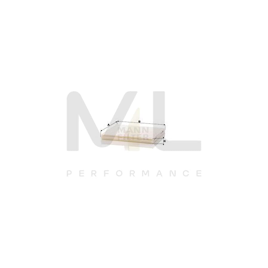 MANN-FILTER CU 2137 Pollen filter Particulate Filter