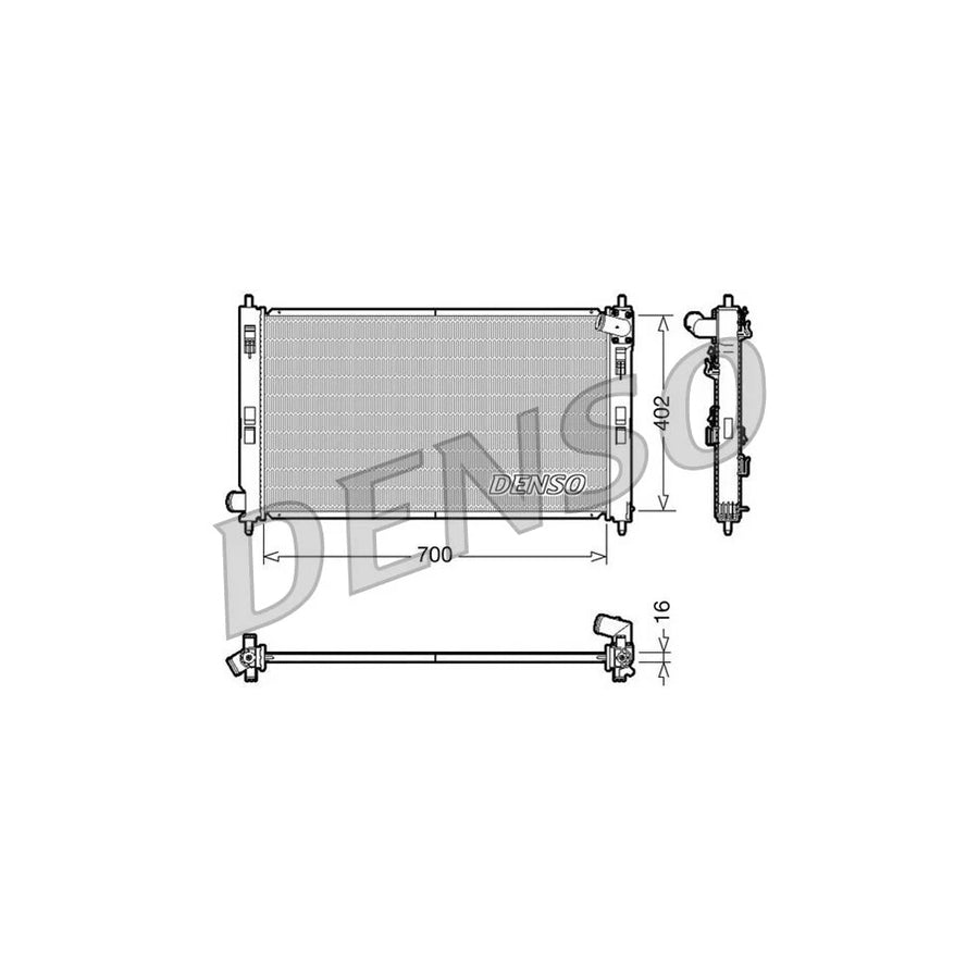 DENSO DRM45023 Engine Radiator