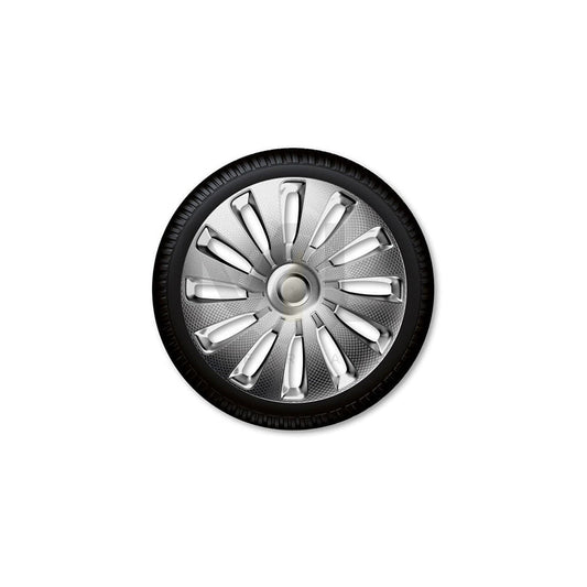 J-TEC Sepang carbon J13131 Wheel trims 13 Inch Carbon, Silver