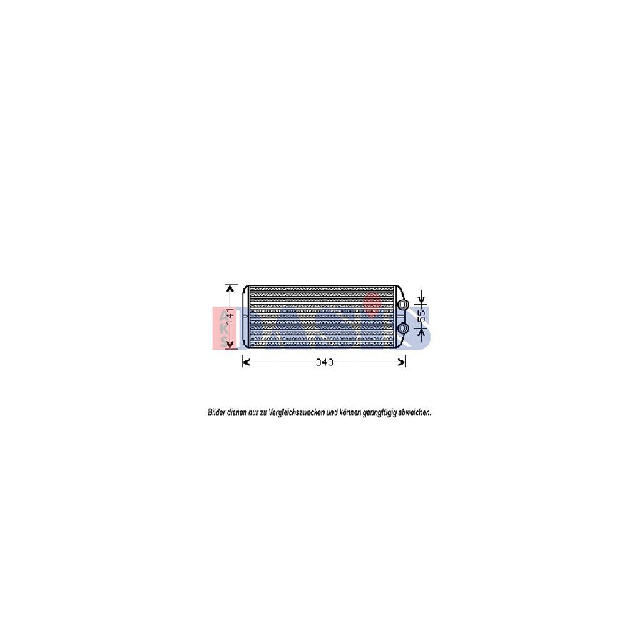 AKS Dasis 169015N Heater Matrix