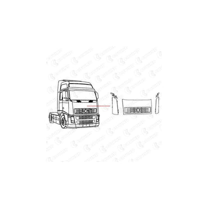 Covind 2Fh/162 Air Deflector, Driver Cab