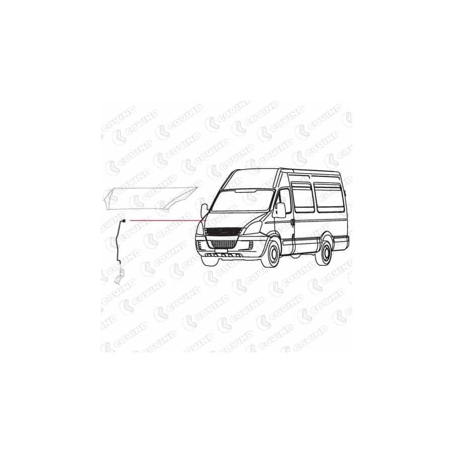 Covind D06/173 Bonnet Stay
