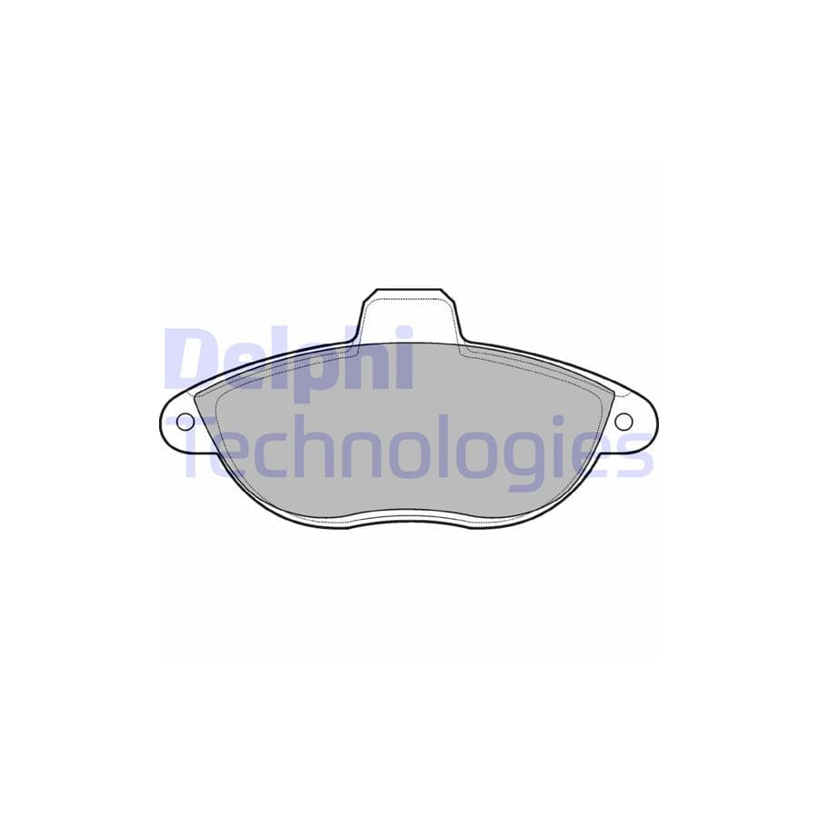 Delphi Lp1592 Brake Pad Set