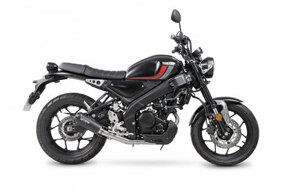 Scorpion PYA117SYSBCER Yamaha XSR-125 Red Power Full System - Black Ceramic Coated Sleeve | ML Performance US US