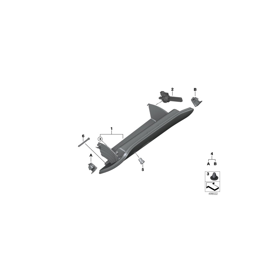 Genuine BMW 51169418885 G16 F93 F91 Quick-Release Axle (Inc. 840i, M8 & 840dX) | ML Performance US Car Parts