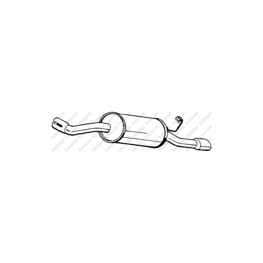Bosal 154-707 Rear Silencer for Ford Scorpio