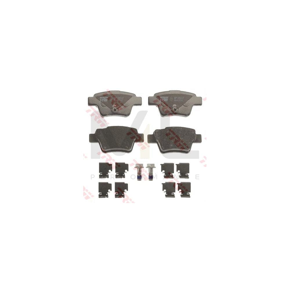 TRW Cotec Gdb1678 Brake Pad Set For Peugeot 207 Not Prepared For Wear Indicator, With Brake Caliper Screws, With Accessories | ML Performance Car Parts