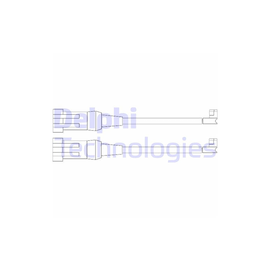 Delphi Lz0202 Warning Contact Set, Brake Pad Wear For Iveco Daily